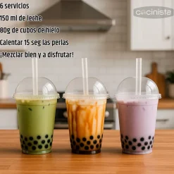 Kit Party Bubble Tea (Té de burbujas) - 6 servicios