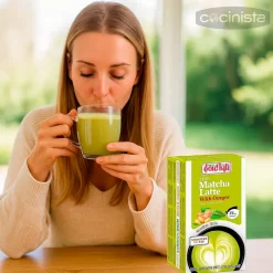 Latte de matcha con jengibre instantáneo - 10x25g