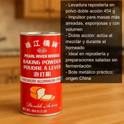 Levadura de repostería en polvo - 454g