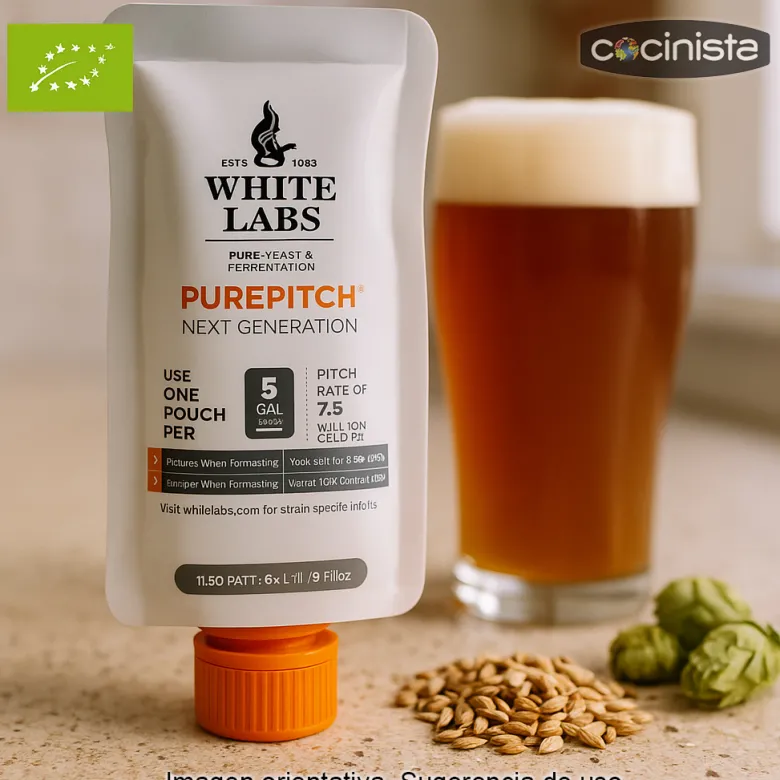 Levadura líquida orgánica WLP051-O California Ale V - 19 L