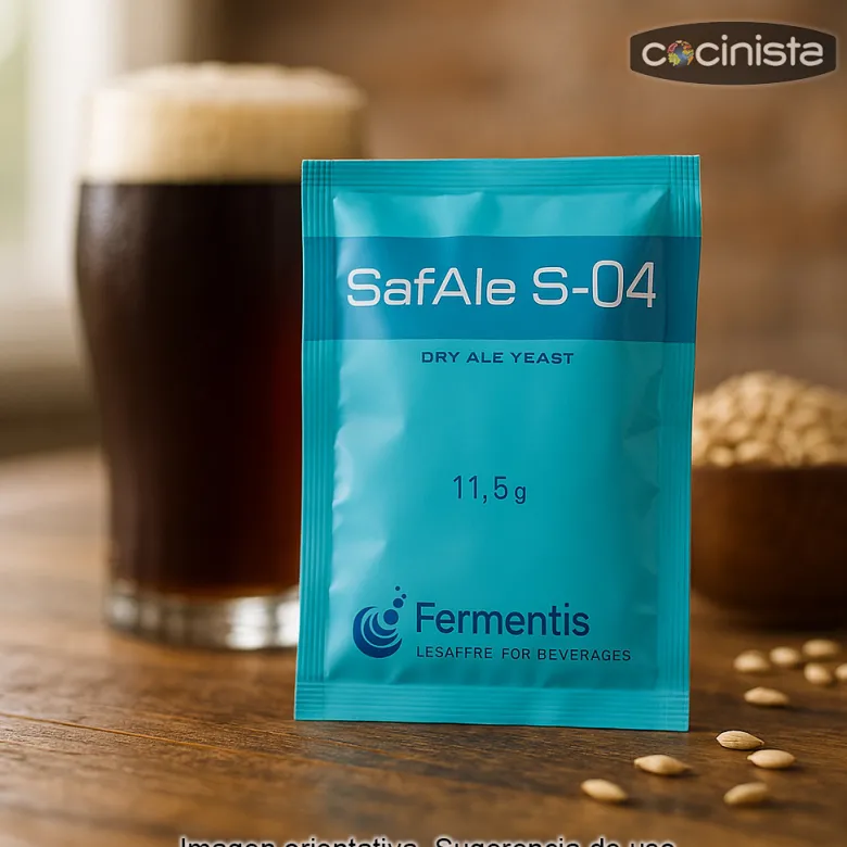 Levadura para cerveza SafAle S-04 - 11,5 g