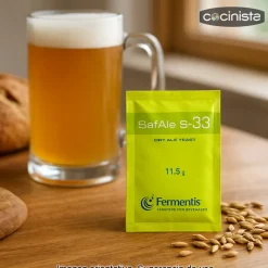Levadura para cerveza SafAle S-33 - 11,5g