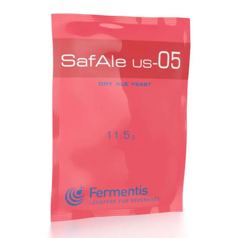 Levadura para cerveza SafAle US-05 - Pack de 5 x 11,5 g