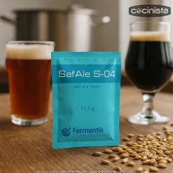 Levadura para cerveza SafAle S-04 - Pack de 5 x 11,5 g