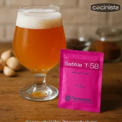 Levadura para cerveza SafAle T-58 - Pack de 5 x 11,5g