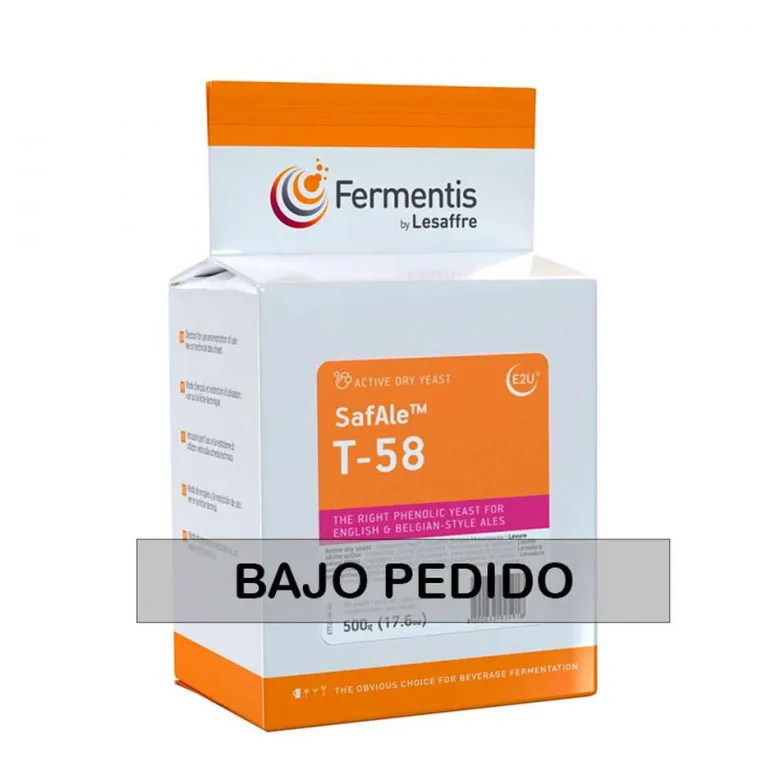 Levadura para cerveza SafAle T-58 - 500g