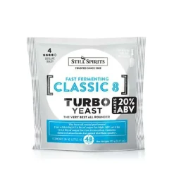 Levadura para destilados Classic 8 Turbo - 180g