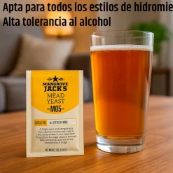 Levadura para Hidromiel M05 - Pack de 5 x 11,5 gr