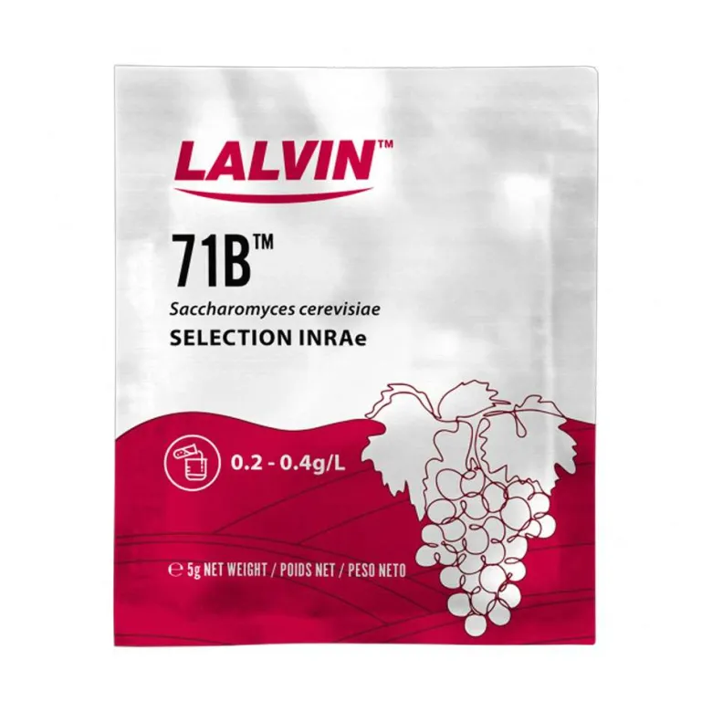 Levadura para vino 71B - 5 g