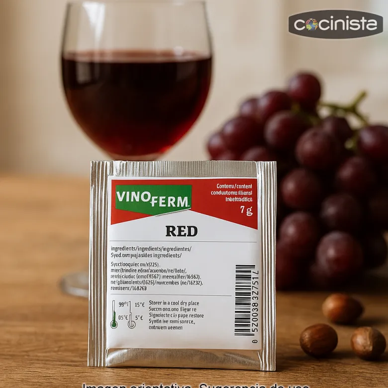 Levadura para vino rojo - 7 g
