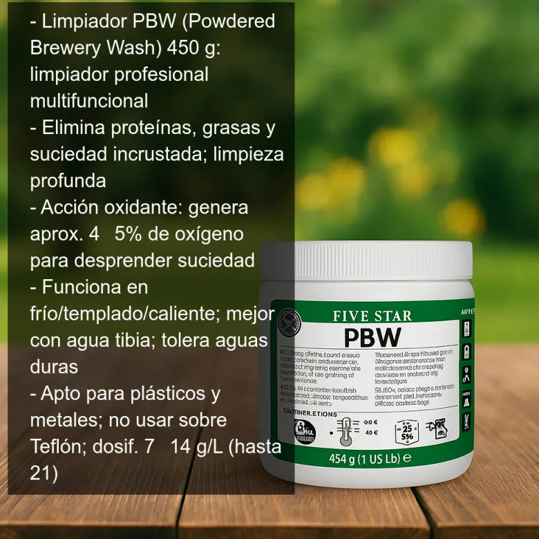 Limpiador PBW - 450g