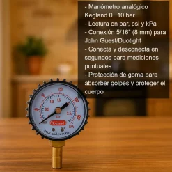 Manómetro - 10 bar