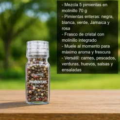 Mezcla cinco pimientas - 70g