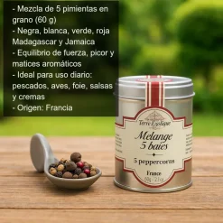 Mezcla de 5 pimientas - 60 g