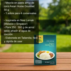 Mezcla para arroz de coco estilo Singapur - 50 g