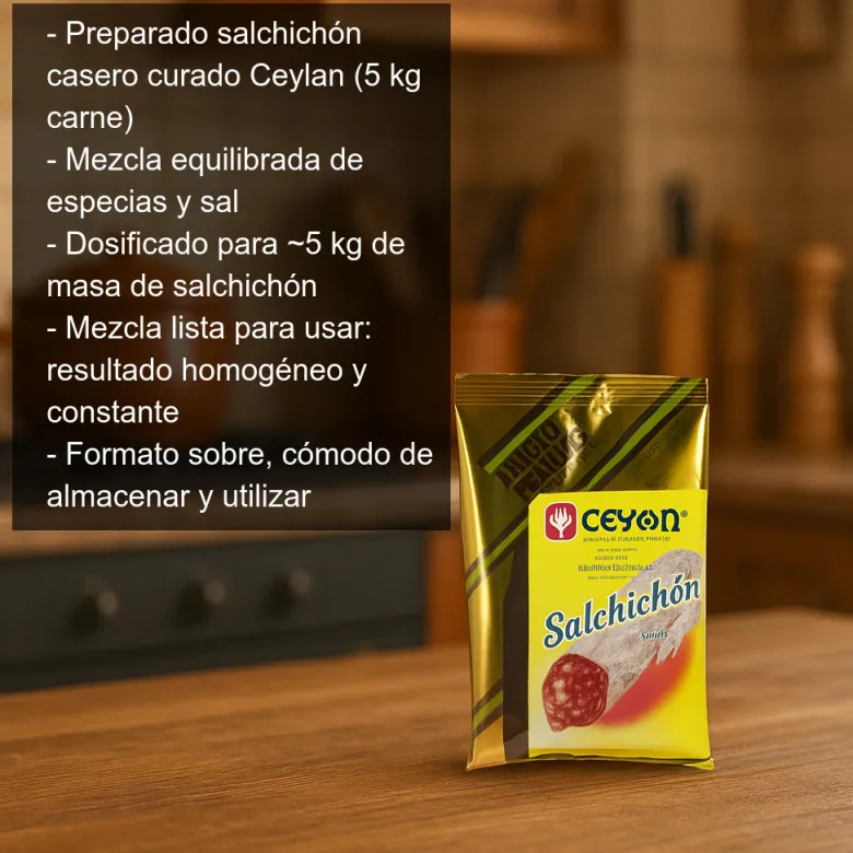Mezcla para hacer salchichón - Para 5 kg