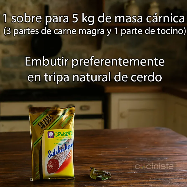 Mezcla para hacer salchichón - Para 5 kg