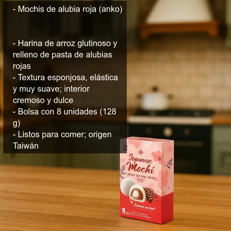 Mochis de alubia roja - 8 uds