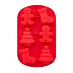 Molde de silicona navidad - 6 cavidades