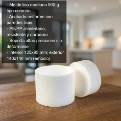 Molde liso mediano - 900 g