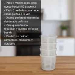 Molde rejilla 80g - Pack de 5