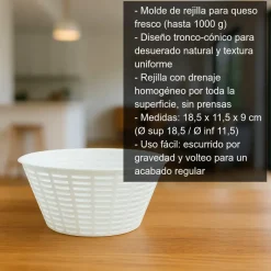 Molde rejilla 1000g - 18,5x11,5x9 cm