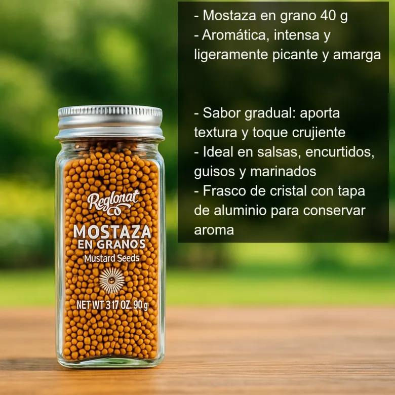 Mostaza en grano - 90g