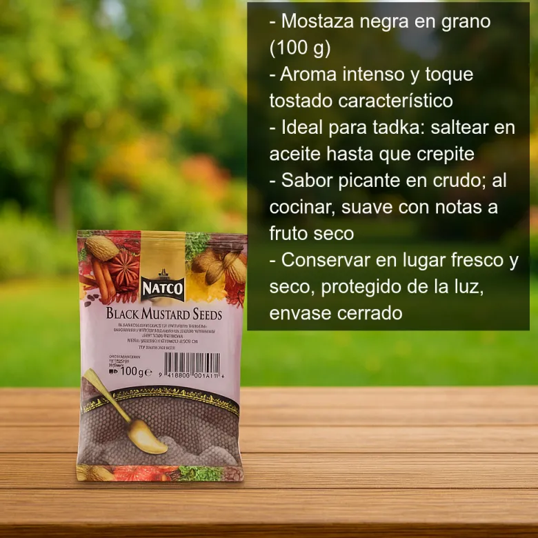 Mostaza negra en grano - 100 g