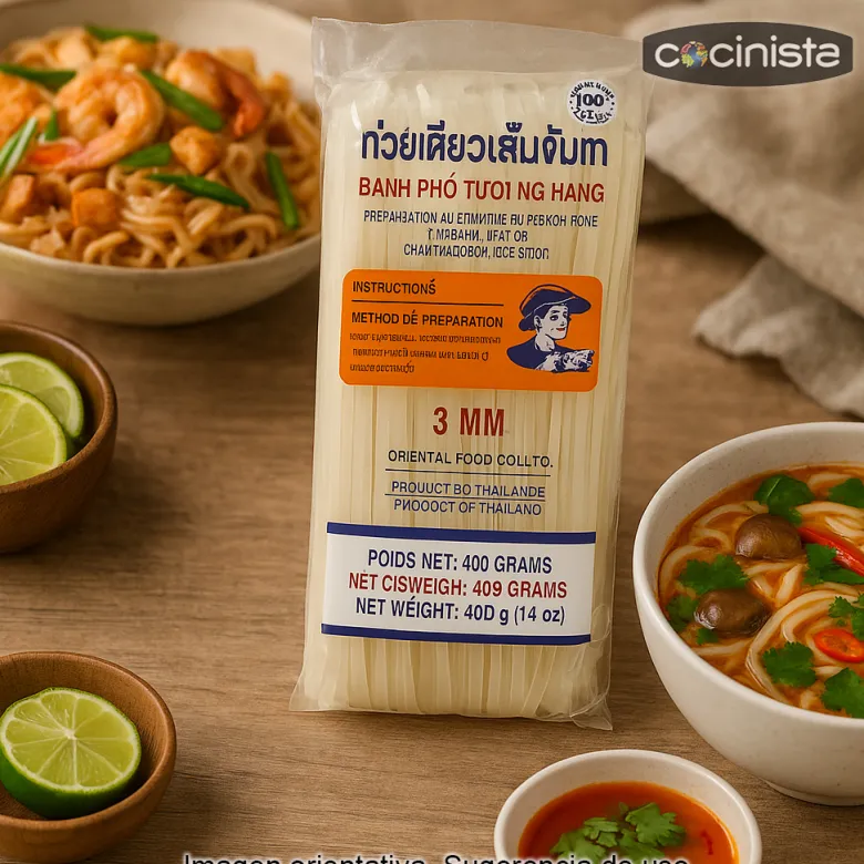 Noodles de arroz 3mm - 400g