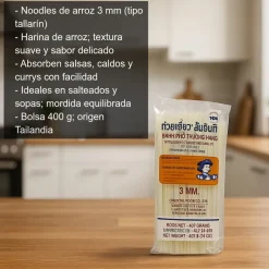 Noodles de arroz 3mm - 400g