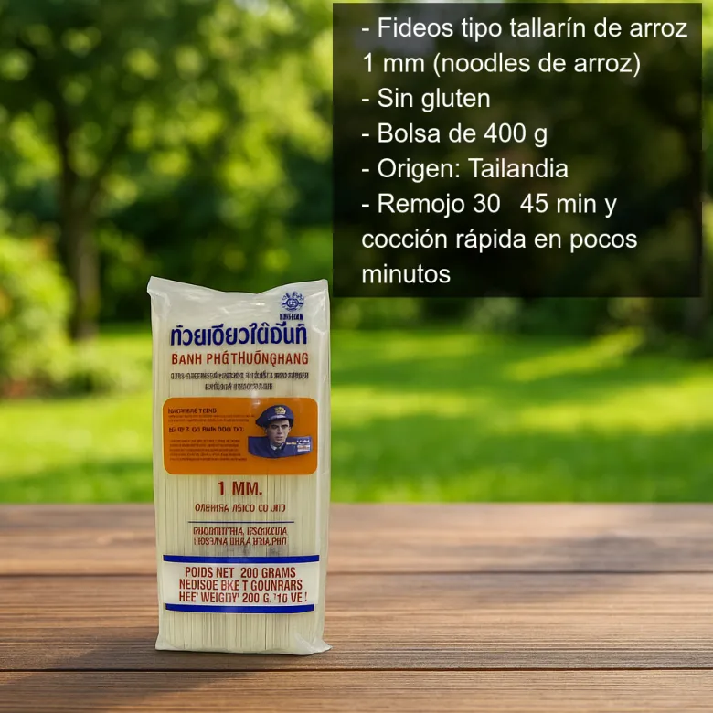 Noodles de arroz 1mm - 400g