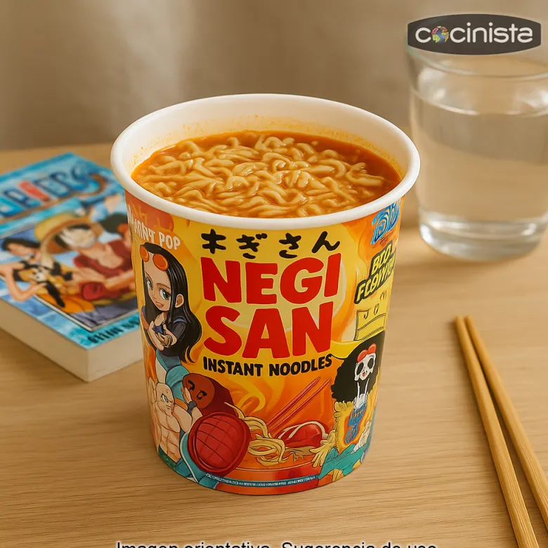 Noodles Instantáneos picante suave sabor a Carne - 65g