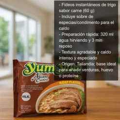 Noodles instantáneos sabor a carne - 60g
