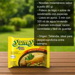 Noodles instantáneos sabor a pollo - 60g