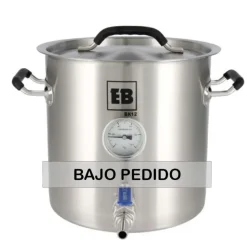 Olla de Elaboración Easybrew de Acero Inoxidable con Válvula de Bola - 12 L