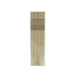 Palillos de bambú - 10 pares