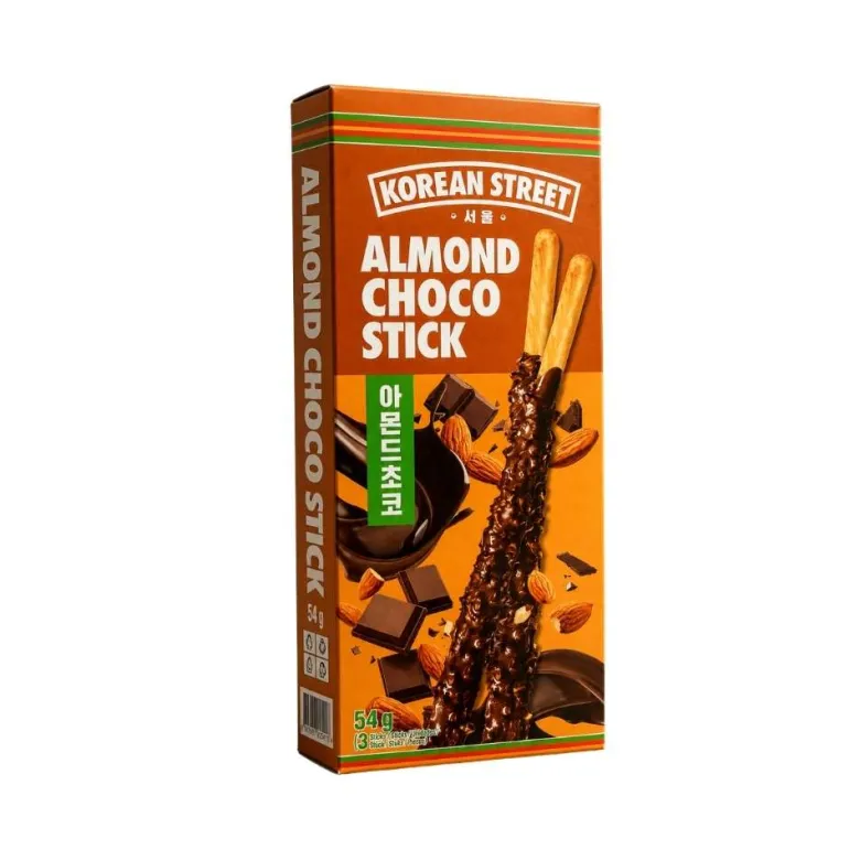 Palitos de chocolate y almendras - 54g