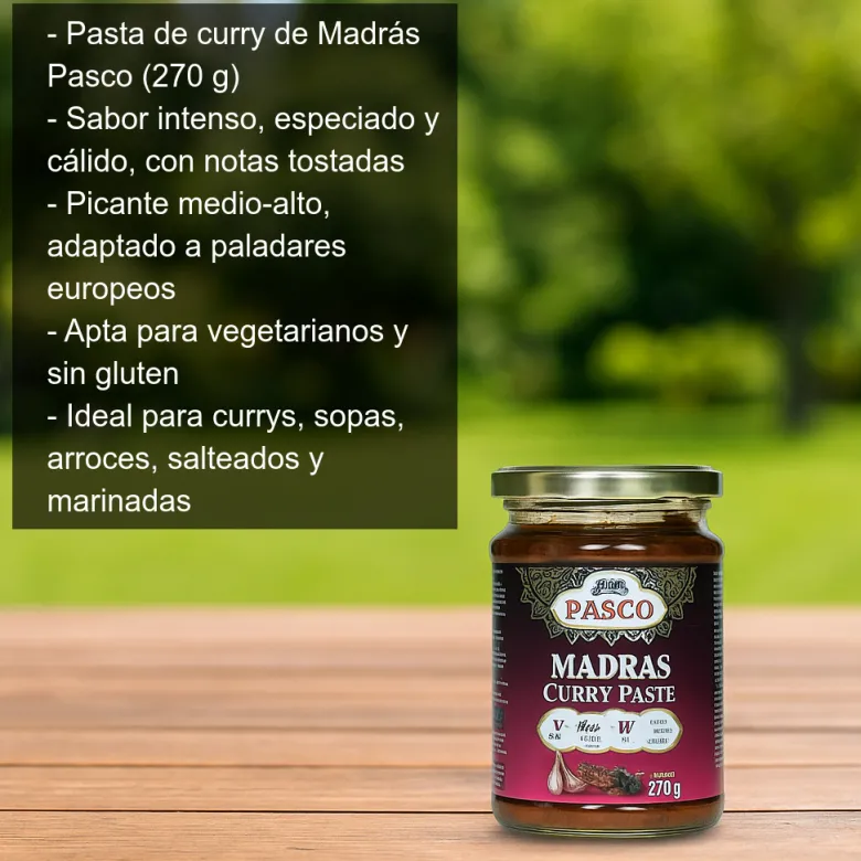 Pasta de curry de Madrás - 270 g