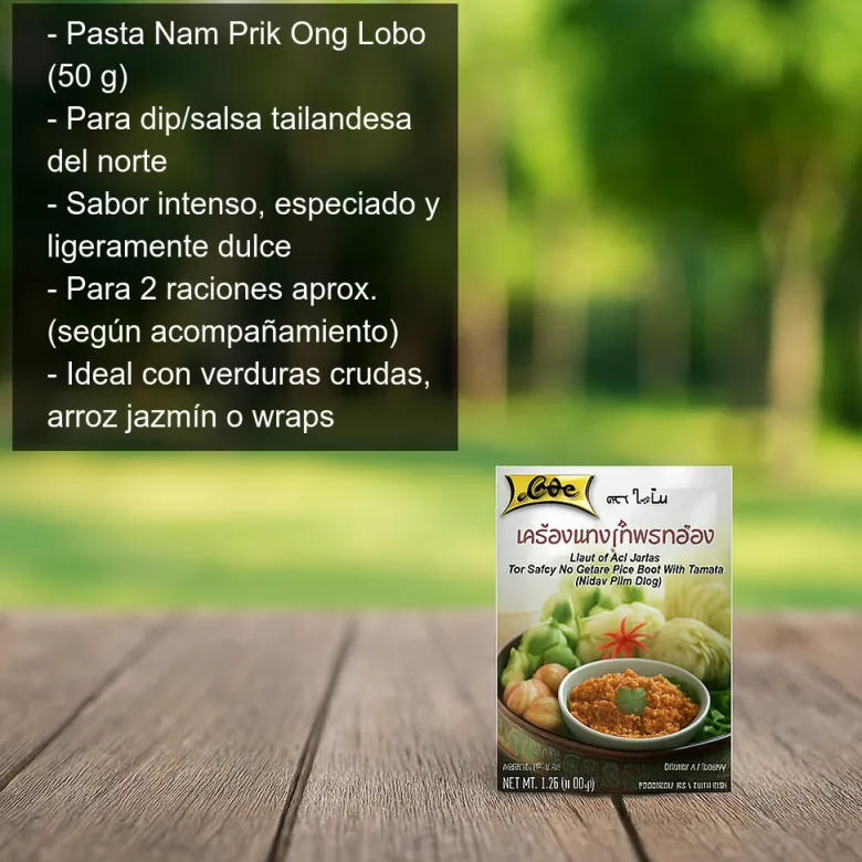 Pasta para Nam Prik Ong - 50g