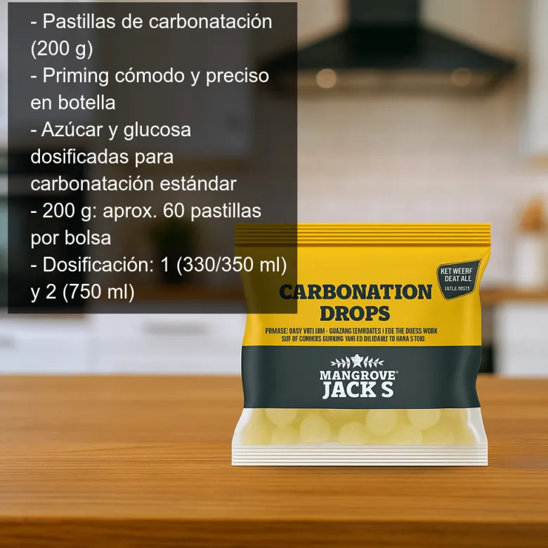 Pastillas de carbonatación - 200g