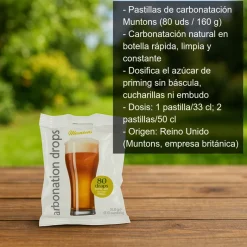 Pastillas de carbonatación - 80 uds - 160g