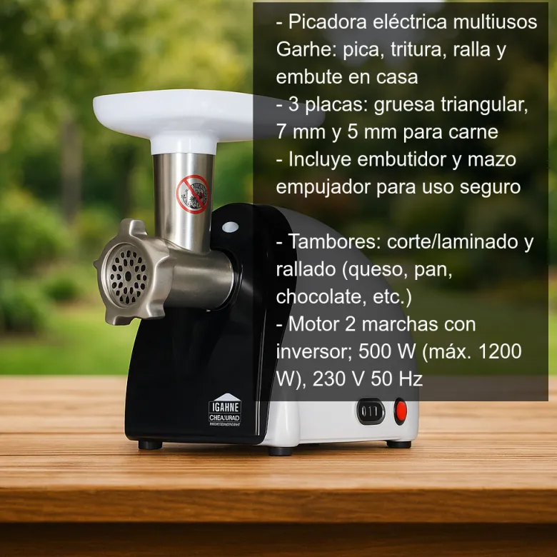 Picadora Eléctrica Multiusos