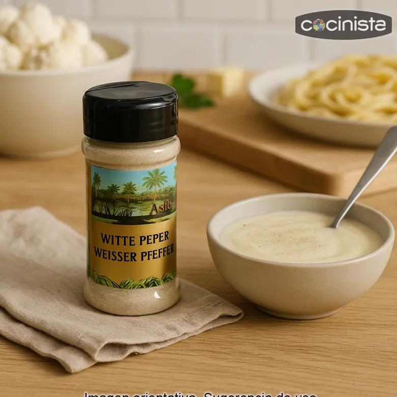 Pimienta blanca en polvo - 55 g