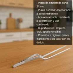 Pinza de emplatado curva - 21cm