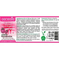 Probióticos Genesis LB Frambuesa - 24 tabletas chupables