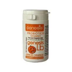 Probióticos Genesis LB Junior (Kids) Naranja - 30 tabletas chupables