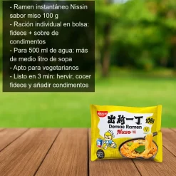 Ramen con sabor a miso - 100g