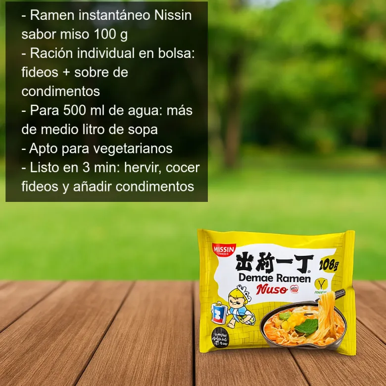 Ramen con sabor a miso - 100g