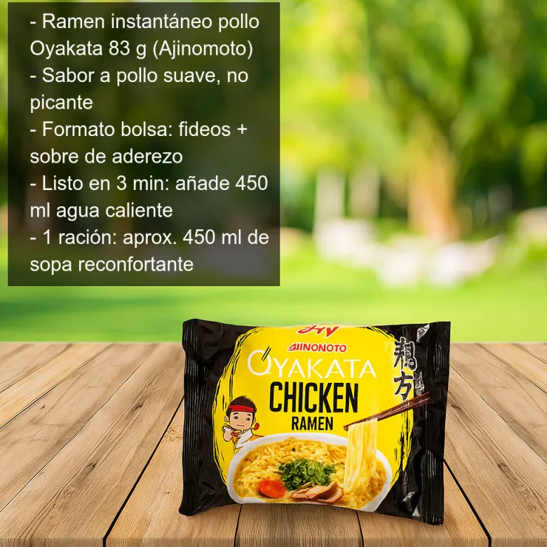 Ramen con sabor a pollo - 83g