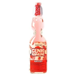 Refresco Ramune sabor fresa - 200 ml